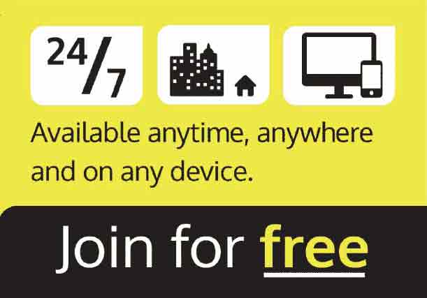 Available anytime, anywhere and on any device. Click to Join for free